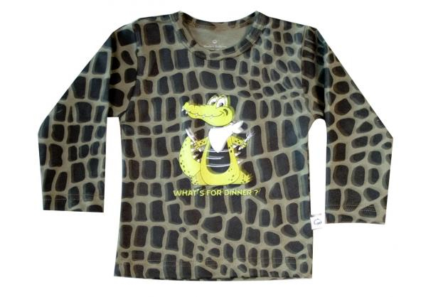 Wooden Buttons t-shirt lm  Dino met design army